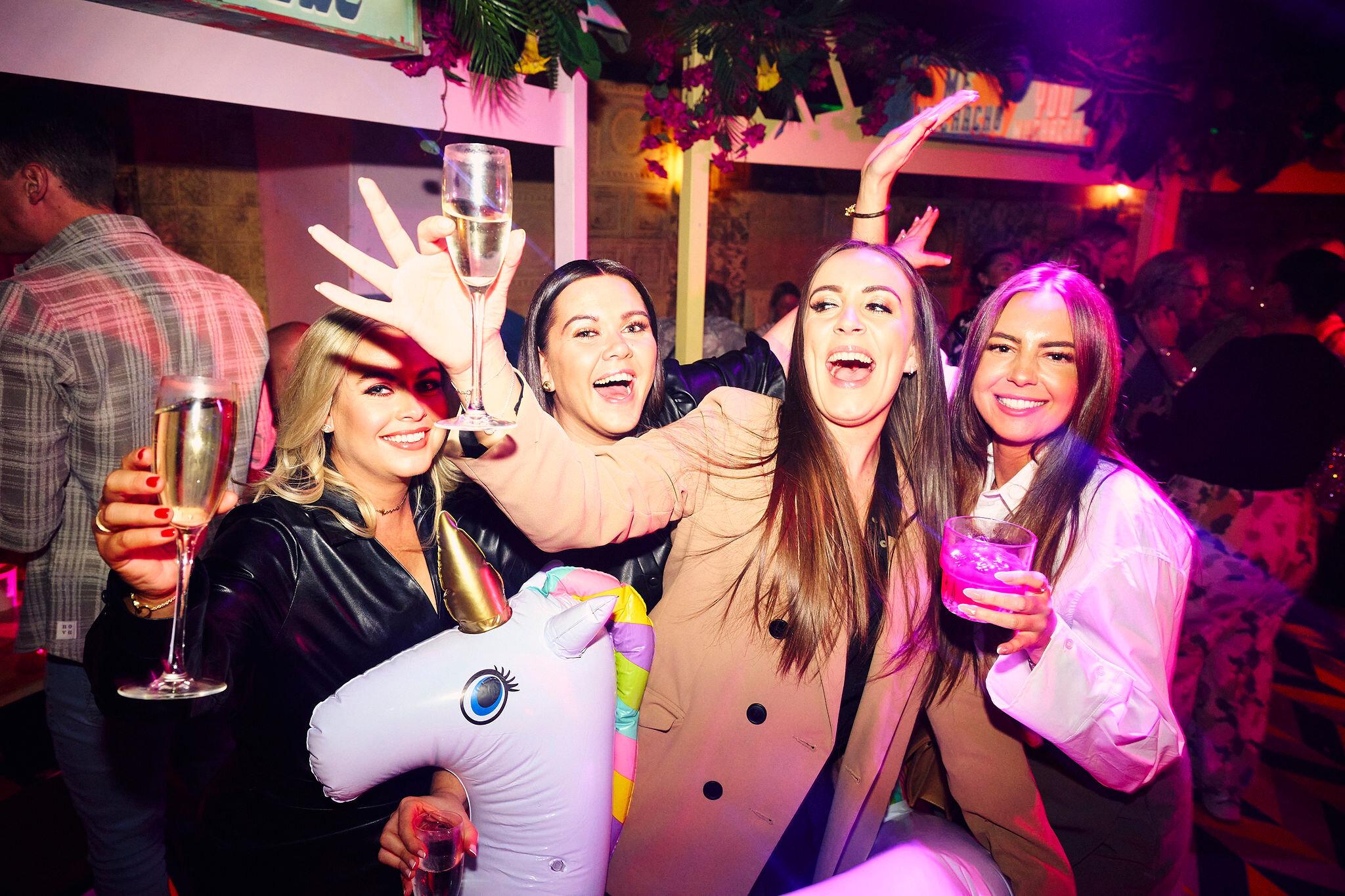 Women enjoying a Bottomless Brunch at a Barrio Bar in London